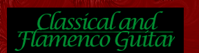 classical and flamenco guitar