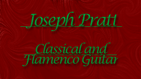 Joseph Pratt - Classical and Flamenco Guitar